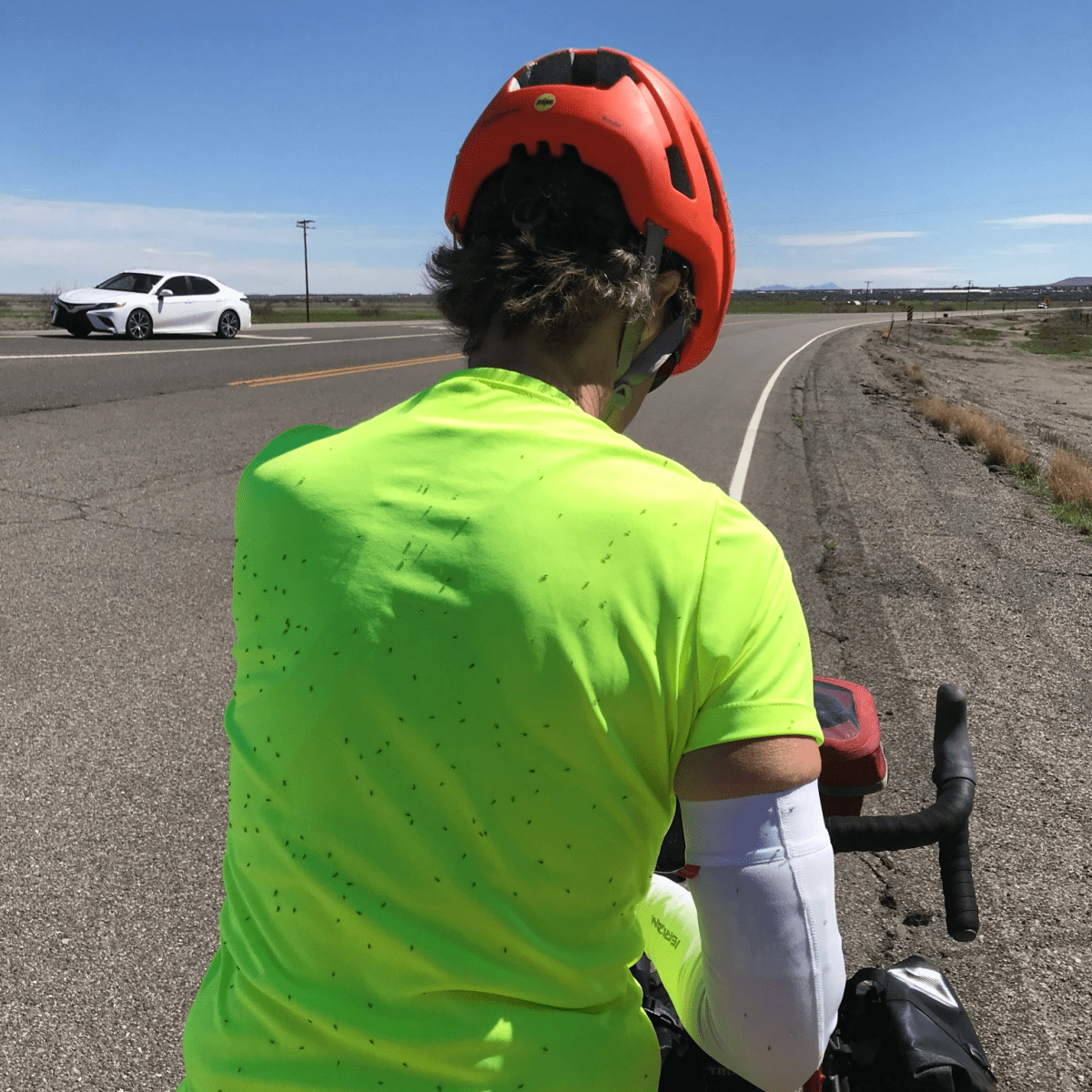 Day 15. 37 mi. We can ride but we can’t&nbsp;hide