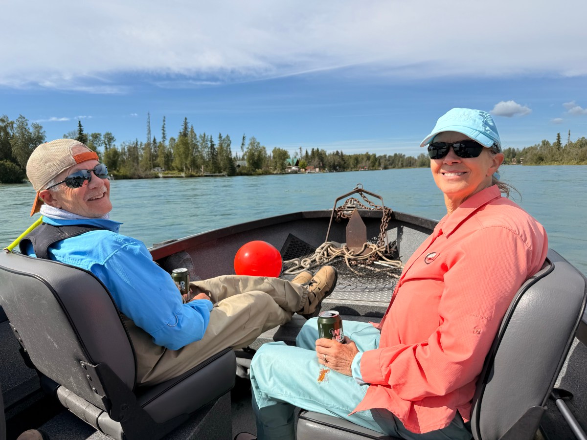 Salmon fishing on the Kenai&nbsp;River